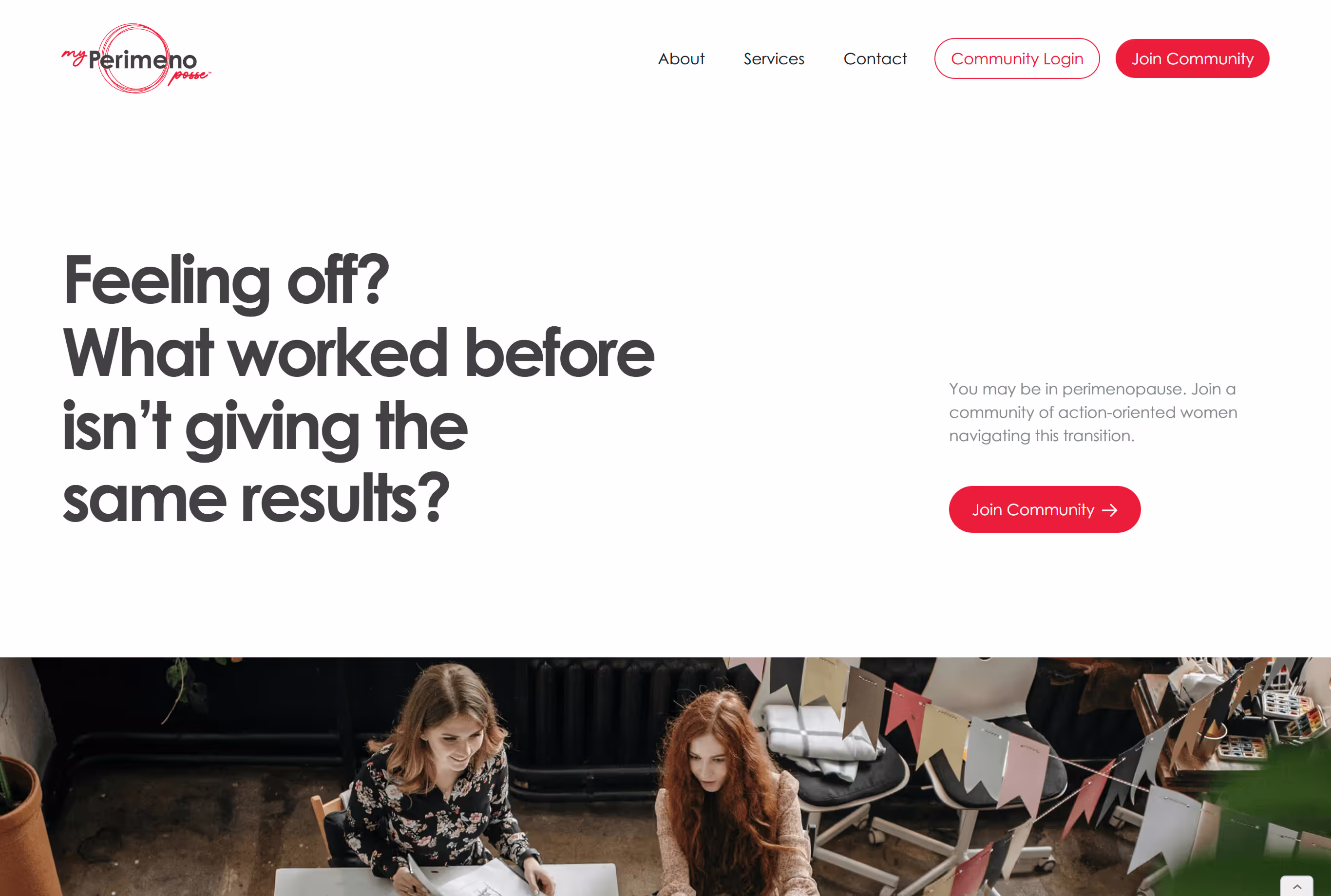 This is ny perimeno posse website snapshot